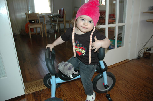 Did the Fonz wear a pink hat? I don't think so