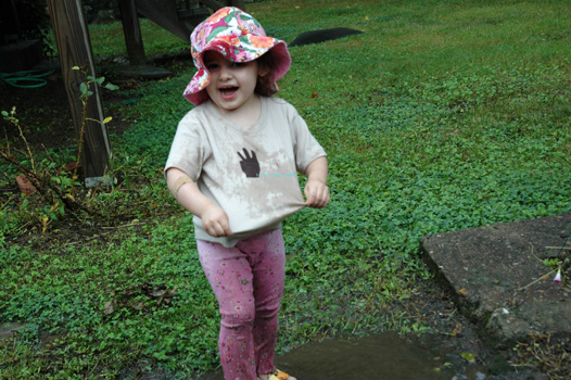 I have a wet shirt!