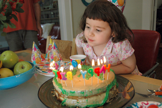 I wish for more candles to blow out!