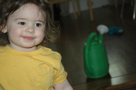 first you pour, then...splashy splashy!