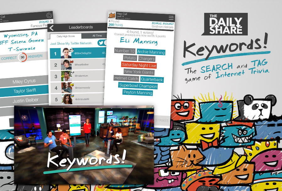 Keywords app screens